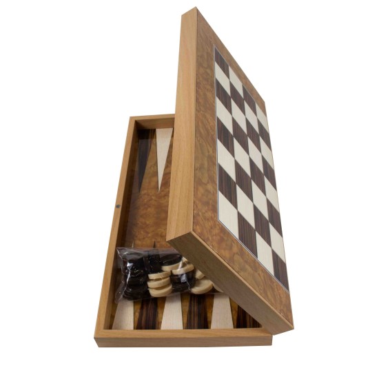 Joc de table din lemn lacuit 50x50 cm, rose / 987