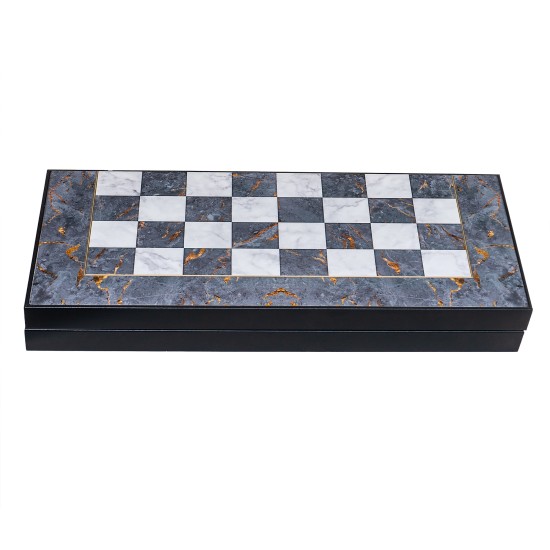 JOC DE TABLE DIN LEMN LACUIT 50×50 CM, GRAY / 987-4