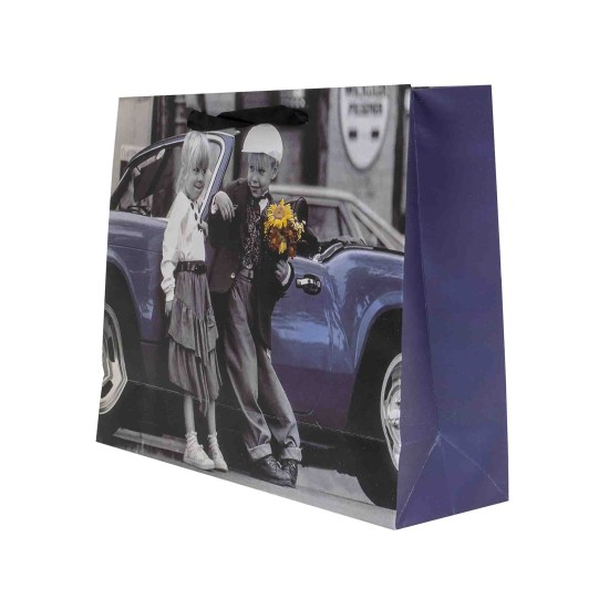 Set 12 pungi cadou, imprimeu copii, 32x26x9.5, B.S.P. / 1565_1