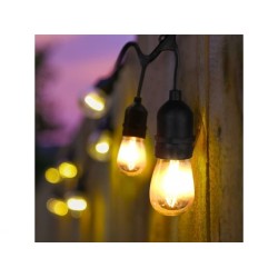 Ghirlanda luminoasa cu pendule, interconectabile, E27, IP65, 5 m, culoare negru, B.S.P. / SL298