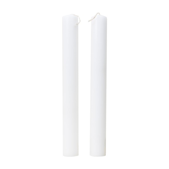 Set 2 lumanari botez/cununie, H 50 cm, ∅ 5.5 cm, B.S.P. / 5550