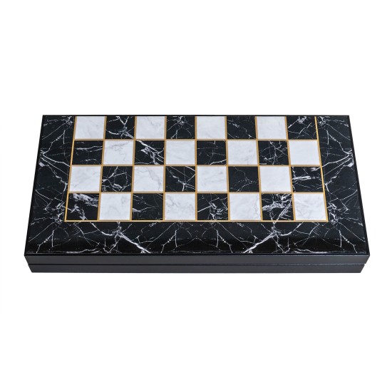 Joc de table din lemn lacuit 50x50 cm, B.S.P. / 987-2