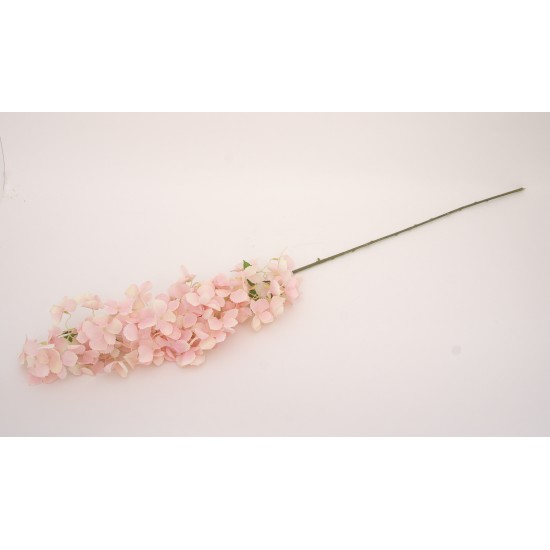 Fir floare artificiala, culoare roz, H 100 cm, B.S.P. / AN098-3