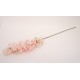 Fir floare artificiala, culoare roz, H 100 cm, B.S.P. / AN098-3