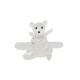 Marturie botez, model ursulet in avion, culoare roz, 6X6.5X5 cm, B.S.P. / BP 679