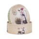 Set 3 cutii cu forma rotunda si model floral, B.S.P. / CC136_ROSU