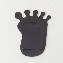 Marturie botez cu poza, model talpa, culoare roz, 10x8 cm, B.S.P. / CC 231_1