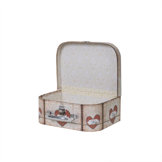 Set 3 cutii, forma cufar multicolor / CD 091_2