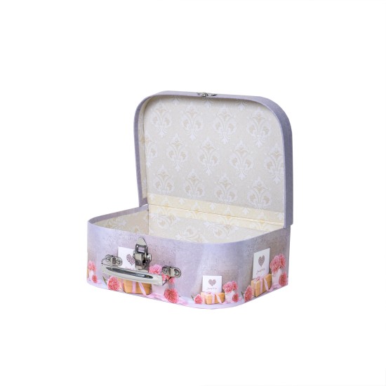 Set 3 cutii, forma cufar multicolor / CD 091_3