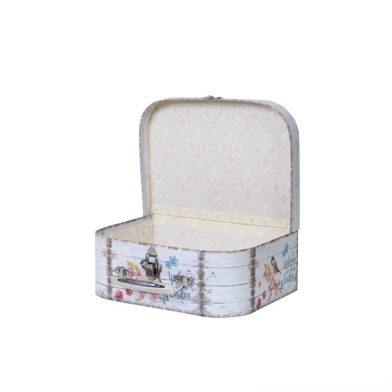 Set 3 cutii, forma cufar, multicolor / CD 091_4