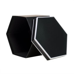 Set 3 cutii cu forme diferite, negru / CD 3322_Negru