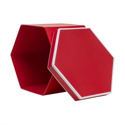 Set 3 cutii cu forme diferite, rosu / CD 3322_Rosu