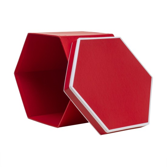 Set 3 cutii cu forme diferite, rosu / CD 3322_Rosu