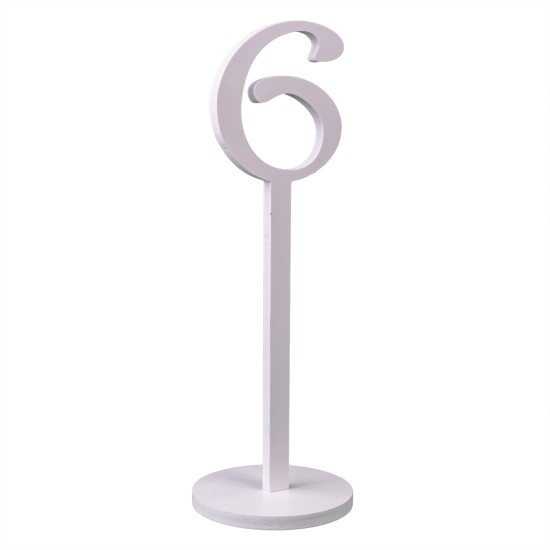 Set numere masa, 1-20, culoare alb, H 33 cm, B.S.P. / SL126