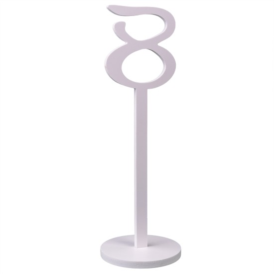 Set numere masa, 1-20, culoare alb, H 33 cm, B.S.P. / SL126