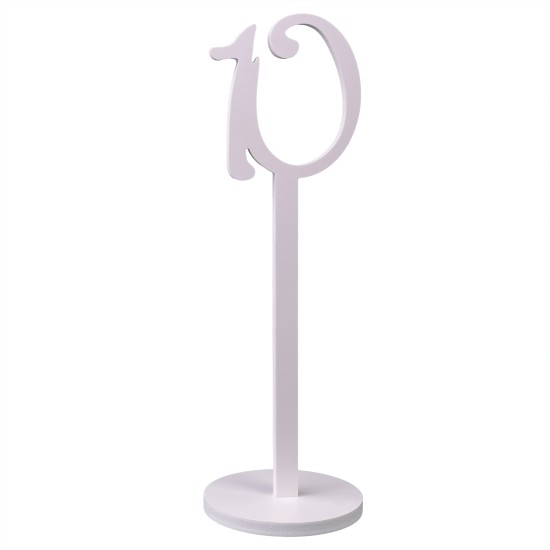 Set numere masa, 1-20, culoare alb, H 33 cm, B.S.P. / SL126