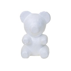 Ursulet din polistiren, 12x12x20 cm, B.S.P. / CD01