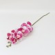 Fir orhidee artificiala, 9 flori, culoare roz inchis, H 97 cm, B.S.P. / CD2012_4