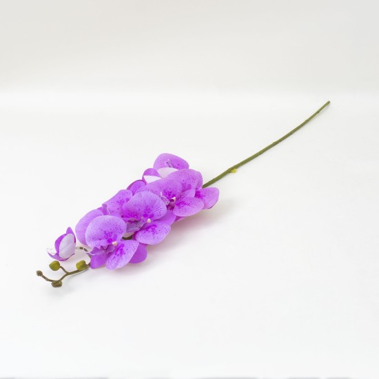 Fir orhidee artificiala, 9 flori, culoare lila, H 100 cm, B.S.P. / CD2013_1