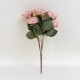 Buchet bujori, 8 flori, culoare roz deschis, H 55 cm, B.S.P. / CD2019_3