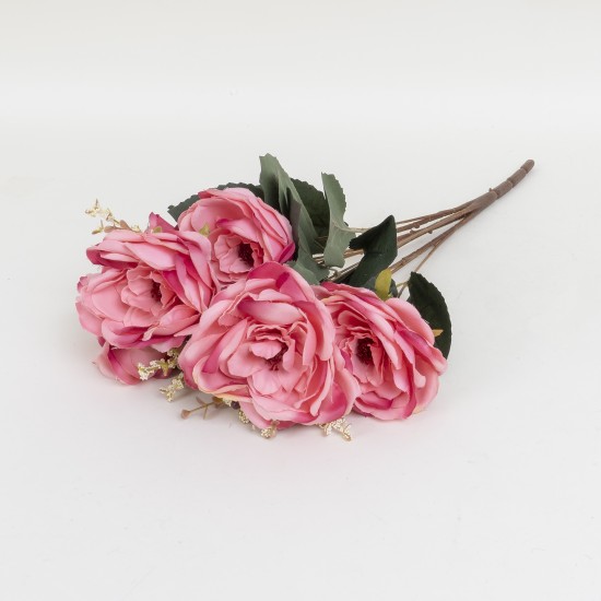 Buchet bujori, 8 flori, culoare roz , H 55 cm, B.S.P. / CD2019_4