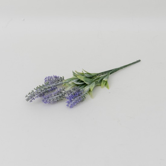 Buchet lavanda + frunze artificiale, 35X10 cm, B.S.P. / CD2068