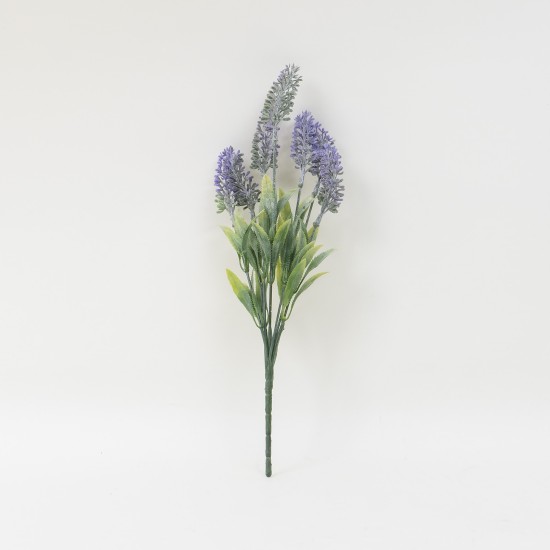 Buchet lavanda + frunze artificiale, 35X10 cm, B.S.P. / CD2068