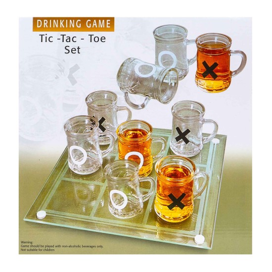 Joc X si 0, cu pahare, 25x25 cm/ SL057