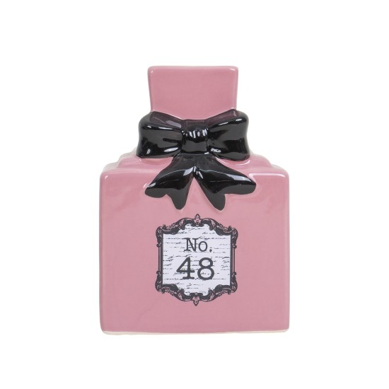 Pusculita ceramica, culoare roz, 9.5x7x14 cm, B.S.P. / CD2259_1