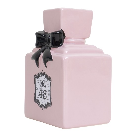 Pusculita ceramica, culoare roz, 12.5X9X18 cm, B.S.P. / CD2260_1