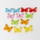 Set 12 fluturi , mix de culori, 6x7 cm, B.S.P. / CD2298