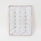 Set 12 fluturi , culoare alb, 7x9 cm, B.S.P. / CD2299