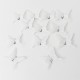 Set 12 fluturi , culoare alb, 7x9 cm, B.S.P. / CD2299