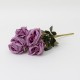 Buchet 6 flori artificiale, H 30, culoare lila, B.S.P. / CD3292_4