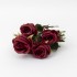 Buchet 6 flori artificiale, H 30, culoare rosu , B.S.P. / CD3292_5