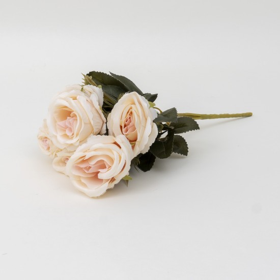 Buchet 6 flori artificiale, H 30, culoare roz deschis, B.S.P. / CD3292_2