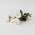 Buchet 6 flori artificiale, H 30, culoare alb, B.S.P. / CD3292_1