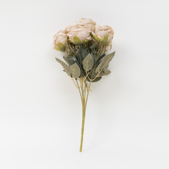 Buchet 6 flori artificiale, H 30, culoare cafeniu, B.S.P. / CD3292_3