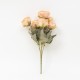 Buchet 6 flori artificiale, H 30, culoare portocaliu , B.S.P. / CD3292_6