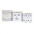 Set 3 cutii cu forma cilindrica si modele diferite / CD3323_1