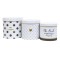 Set 3 cutii cu forma cilindrica si modele diferite / CD3323_3