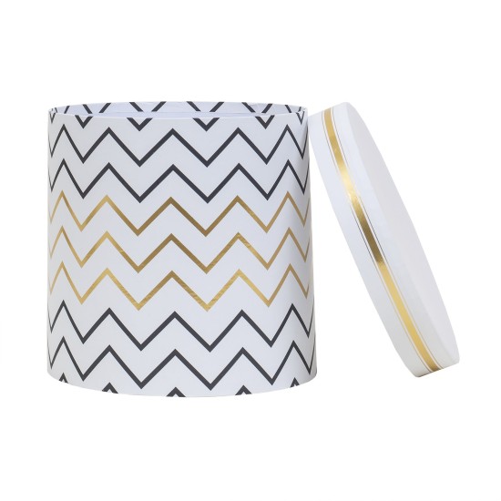 Set 3 cutii cu forma cilindrica si modele diferite / CD3323_1