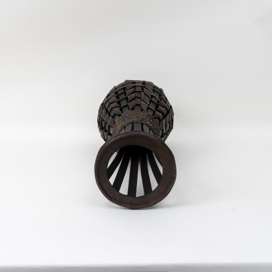 Vaza decorativa din bambus, H 70 cm, B.S.P. / CD3403