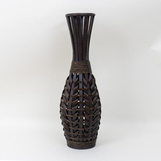 Vaza decorativa din bambus, H 70 cm, B.S.P. / CD3403