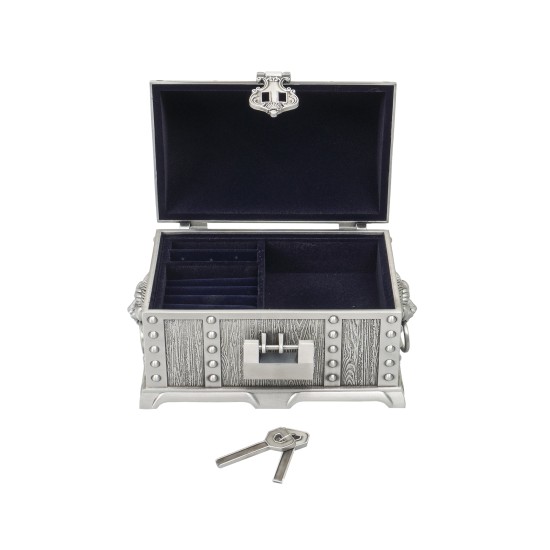 Cutie pentru bijuterii din antimoniu, model cufar / CD3454