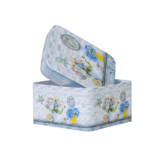 Set 3 cutii patrate, multicolor / CD4010_2