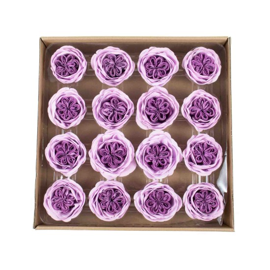 Trandafiri de gradina din sapun, 16Buc/ Set, CD4078_Mov