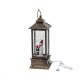 Decoratiune Craciun in forma de felinar, luminos, muzical, alimentare USB/ baterii / CD 4155_D