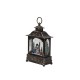 Decoratiune Craciun in forma de felinar dreptunghiular, luminos, muzical, alimentare USB/ baterii / CD4158_C