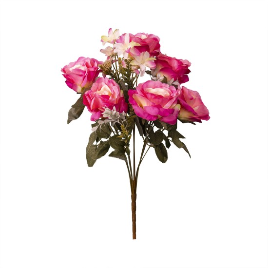 Buchet flori artificiale, multicolor/ CD4346_Multicolor